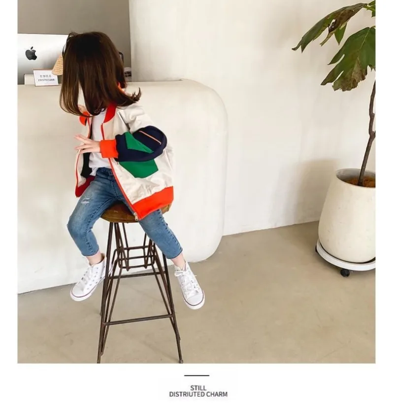 

Модная детская верхняя одежда, пальто, одежда для подростков, девочек, мальчиков, кардиган от 4 до 12 лет, летняя бейсбольная куртка, пальто для детей, подростков