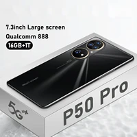 p50 pro 7 3 inch hd p50 pro with face id lte 4g quad core ram 16gb rom 1tb mobile phones android 9 0 mobile phone