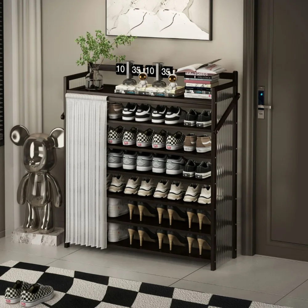 Полка для хранения обуви складные пылезащитные Шкафы многоуровневый органайзер