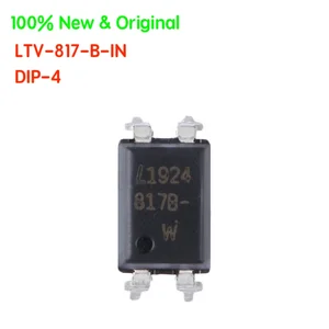 50PCS/LOT LTV817 LTV-817-B-IN DIP-4 Transistor Output Optocouplers Chip 100% New & Original