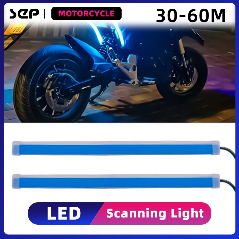 

Motorbike running water turn signal rear light start scanning light LED coloured led lights for vehicles Tools