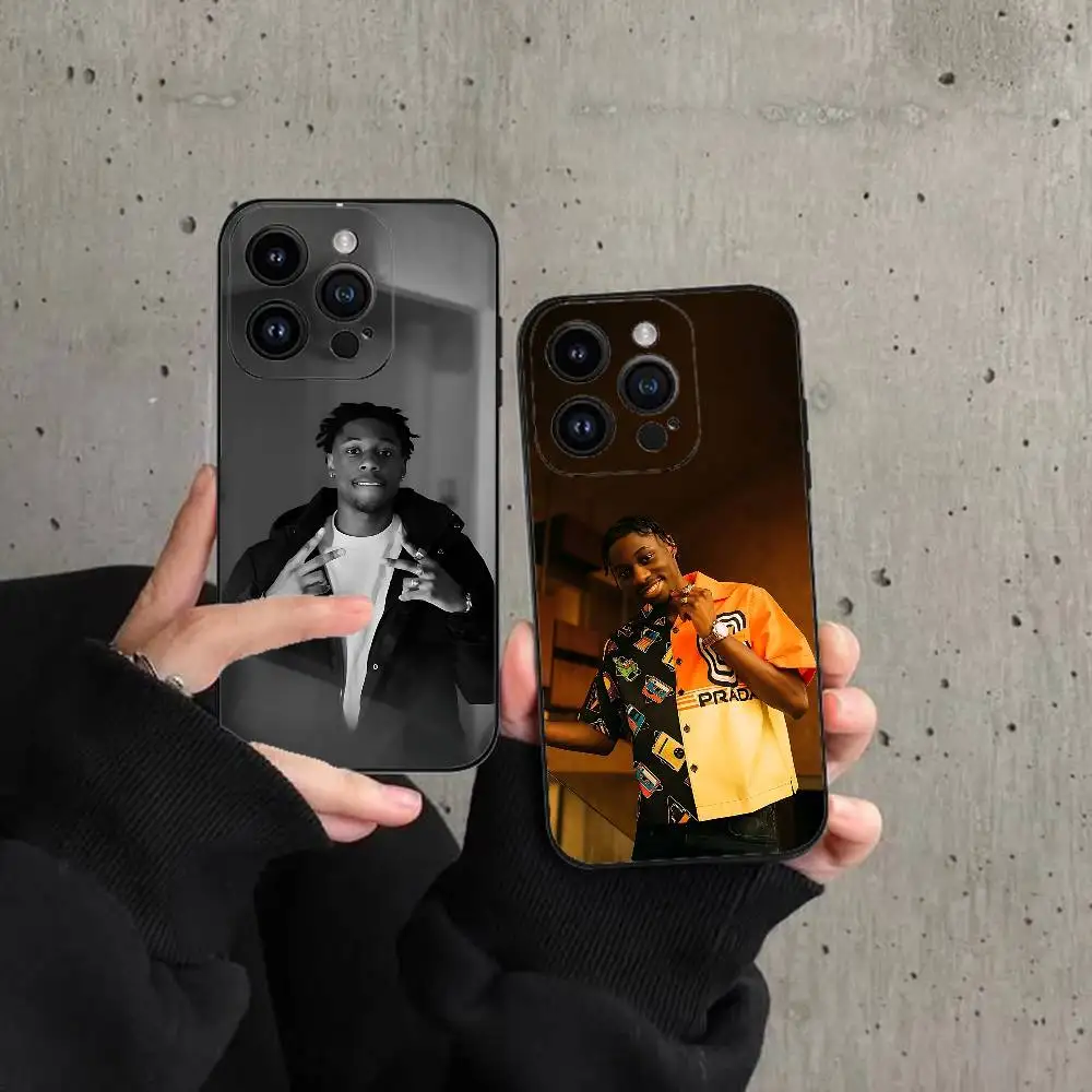 Фото Чехол для телефона T-Tiakola Rapper для IPhone 16,15,14,13,12,11,XS,XR,X,8,7,Pro,Max,Plus,mini Силиконовый черный чехол №3