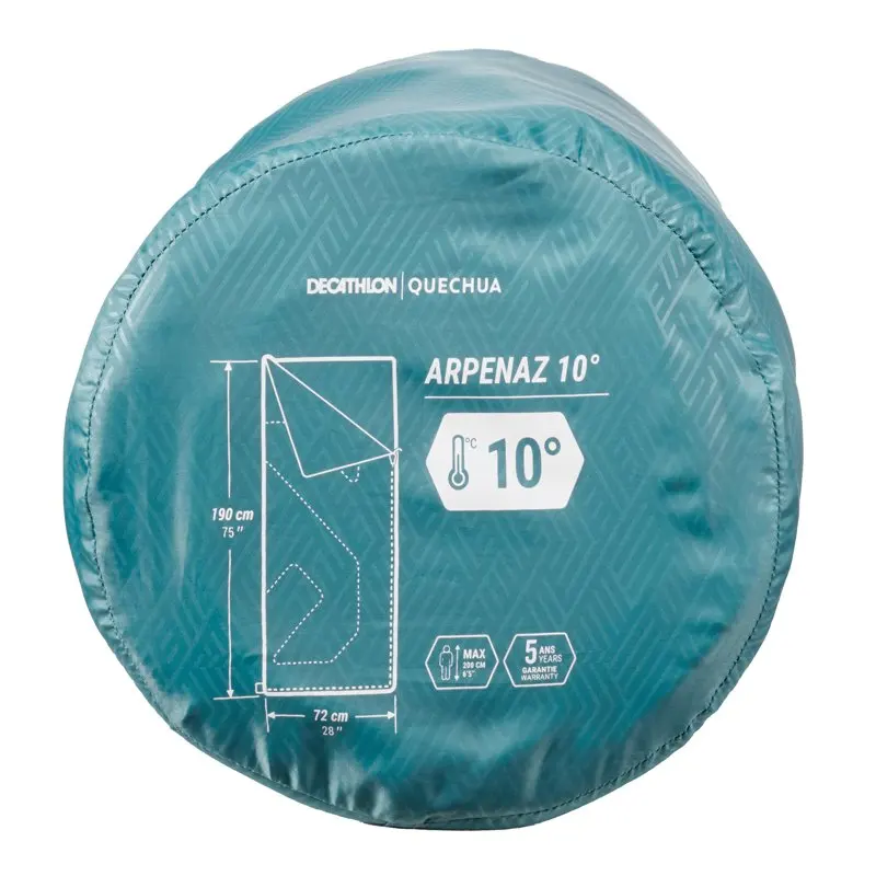 

Новый синий прямоугольный спальный мешок для кемпинга 50 °F для встреч в холодную погоду.