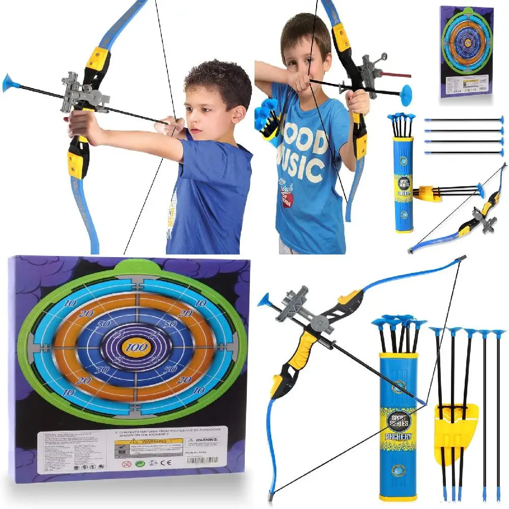 

Garden Deluxe Durable Archery Shooting Set for Kids and Adults - Outdoor Fun Target Practice with 12 Suction Cup Arrows - Enjoy