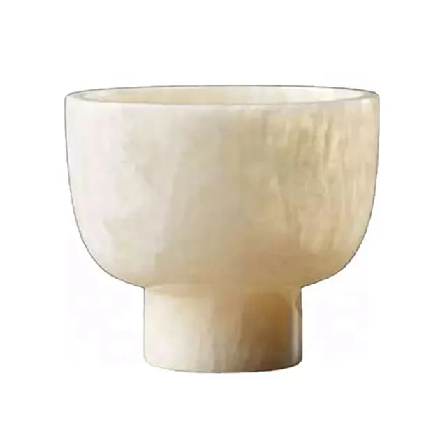 Wholesale 20pcs Customized White Onyx Bowl Marble Onyx Cup Catchall Bowl