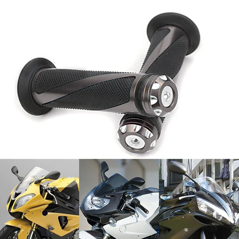 

Anti Skid Motorcycle Dirt Bike Handlebar Colorful Universal Rubber Hand Grips Bar End Durable Motorcycle Accessories