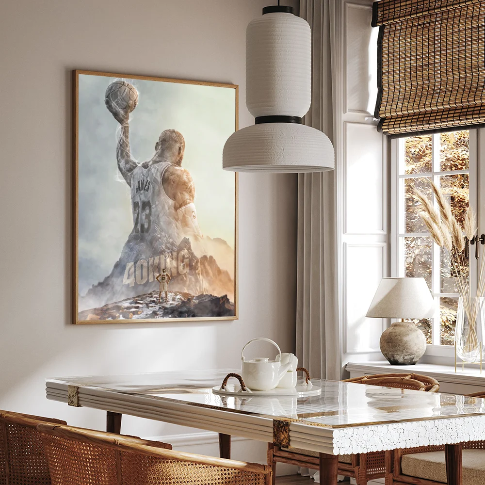 1 шт. LeBron наклейка для фильмов ретро фотообои комната сделай сам бар кафе