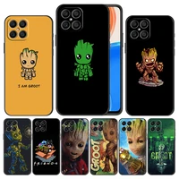 marvel baby groot case cover for honor x8 play6t x9 x7 8x 9x play 9a 20 30 50 60 magic4 pro 20i 30i original style silicone