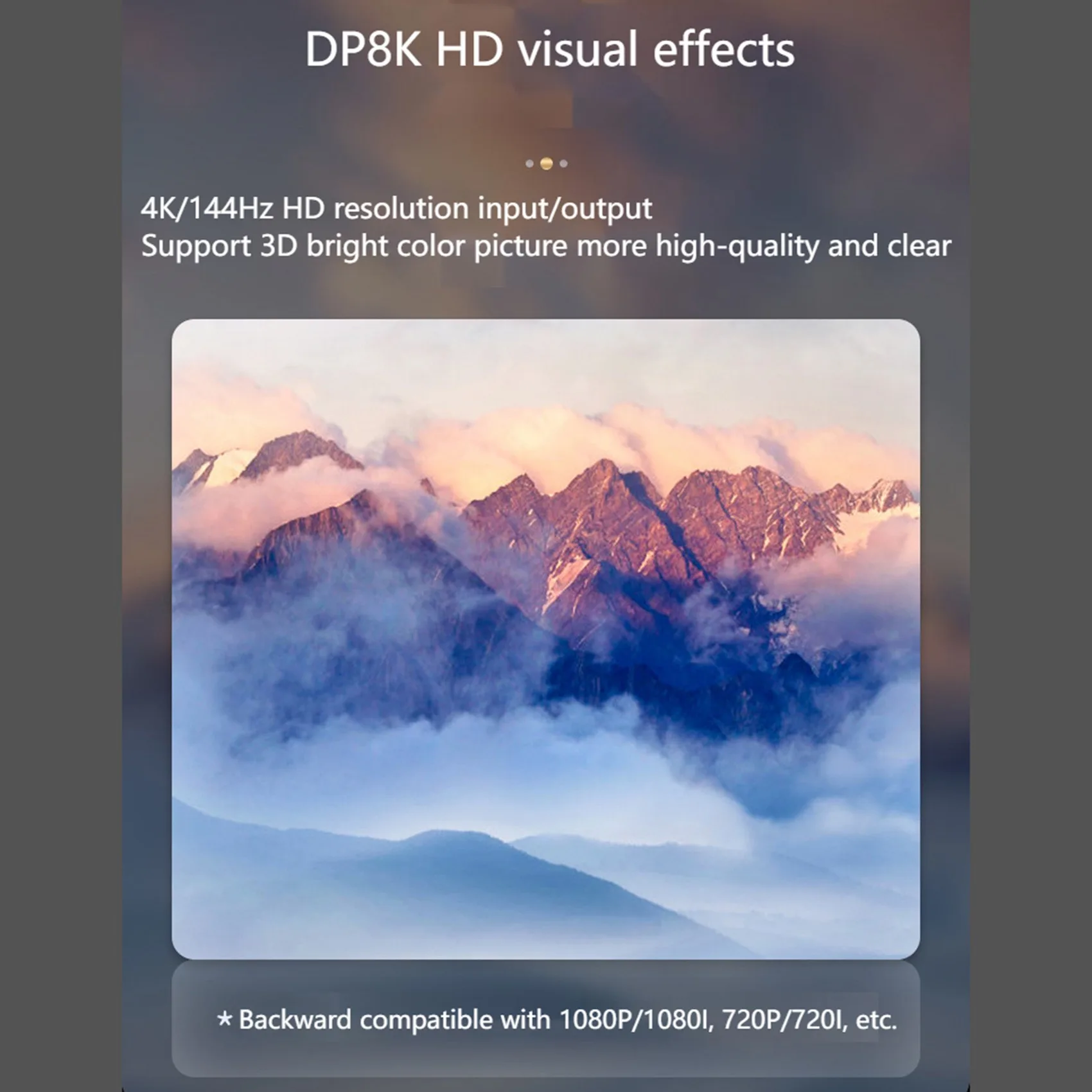 

Адаптер активного стандарта DP1.4-HDMI 2,1, переходник Dp-HDMI-совместимый, поддержка 8K @ 60 Гц