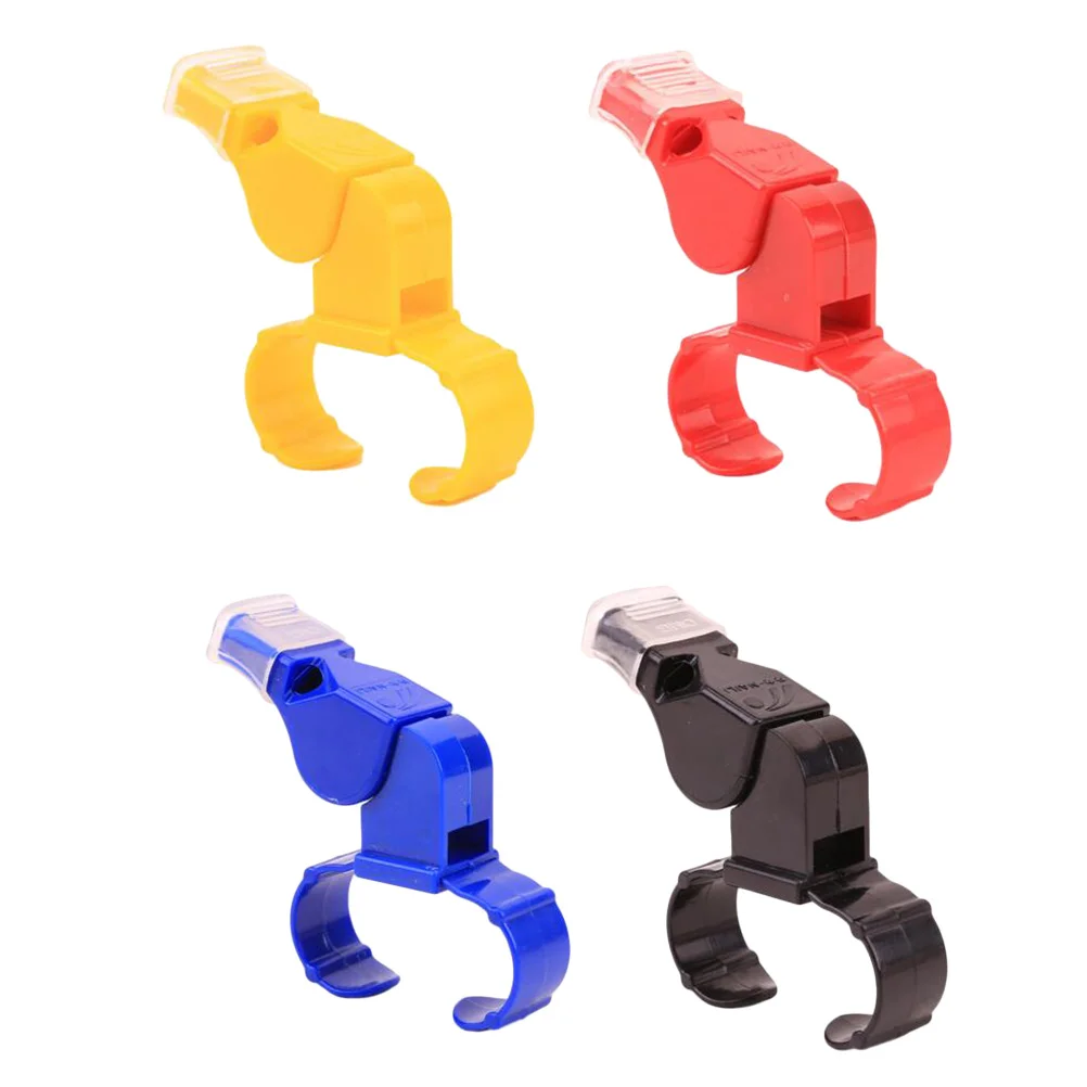 

4pcs Whistle Football Cheerleading Referee Sports Whistle Safety Survival Whistle for Football Soccer Outdoor
