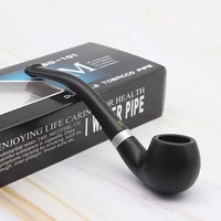 handheld tobacco bent pipe smoking filter grinder portable pocket herb pipes durable cigarette accessories best gifts