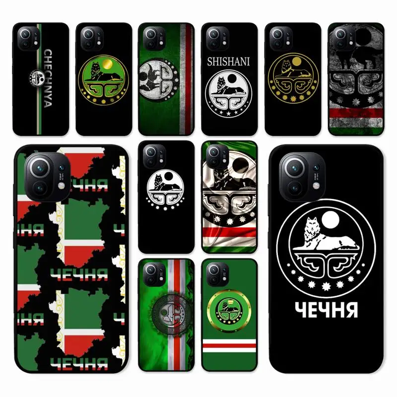 

Chechen Coat Of Arms Phone Case for Xiaomi Mi 12s Ultra 11 11x 10t 9 8 Se 12 Note 10 Pro Lite Poco X3 F3 M3 Cover