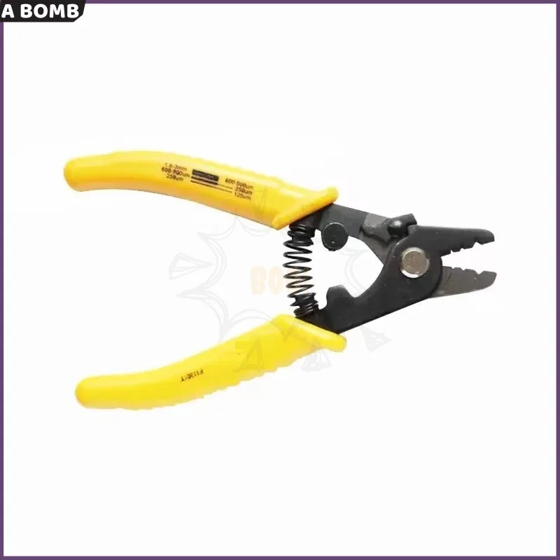 

Free Shipping Fiber Optic Stripper For For Stripping 125um 250um Fiber Coating Fiber Cable Tool High Precision