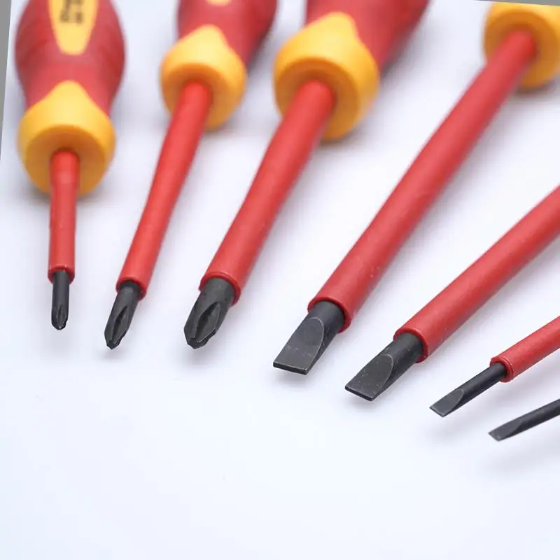 Pro'skit SD-810 VDE Высоковольтная изолированная отвертка электрика cross-word 1000 В |