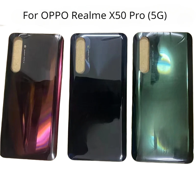

6.44 inch For OPPO Realme X50 Pro Back Battery Cover Rear Housing Door Glass Case for Realme X50 Pro Battery Cover 5G