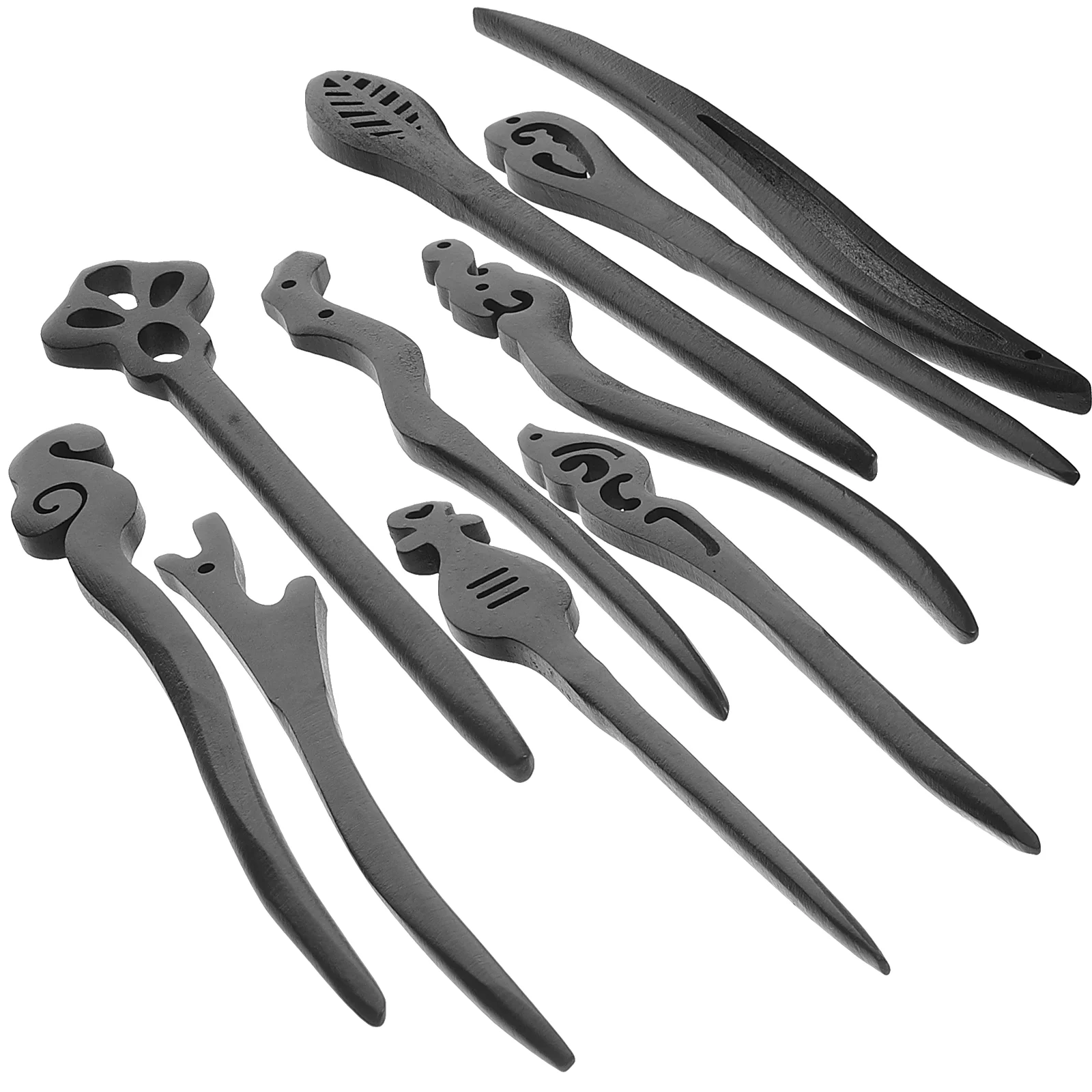 

10 шт., женские винтажные шиньоны с драгоценными камнями