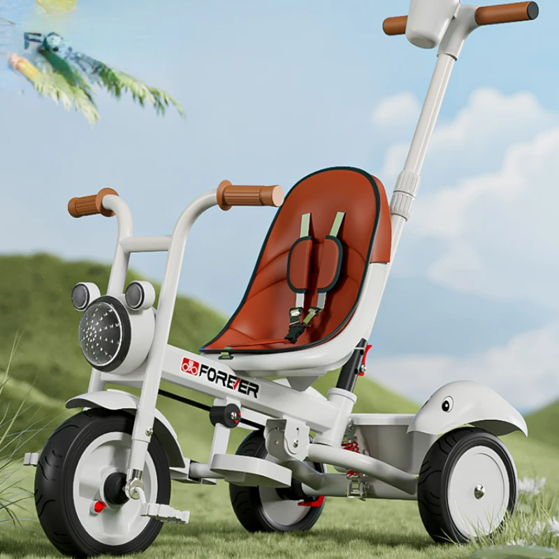 2-6 Years Old Baby Hand Push Kids Bike Rear Wheel Double Brake