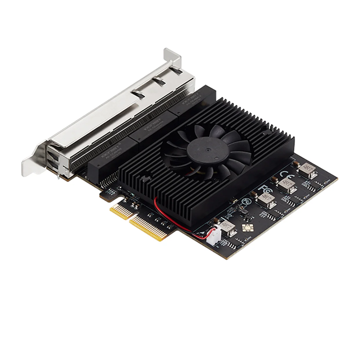 6-портовая гигабитная сетевая карта PCIe 2 5 RJ45 2500 Мбит/с сетевой чип Realtek 8125B для