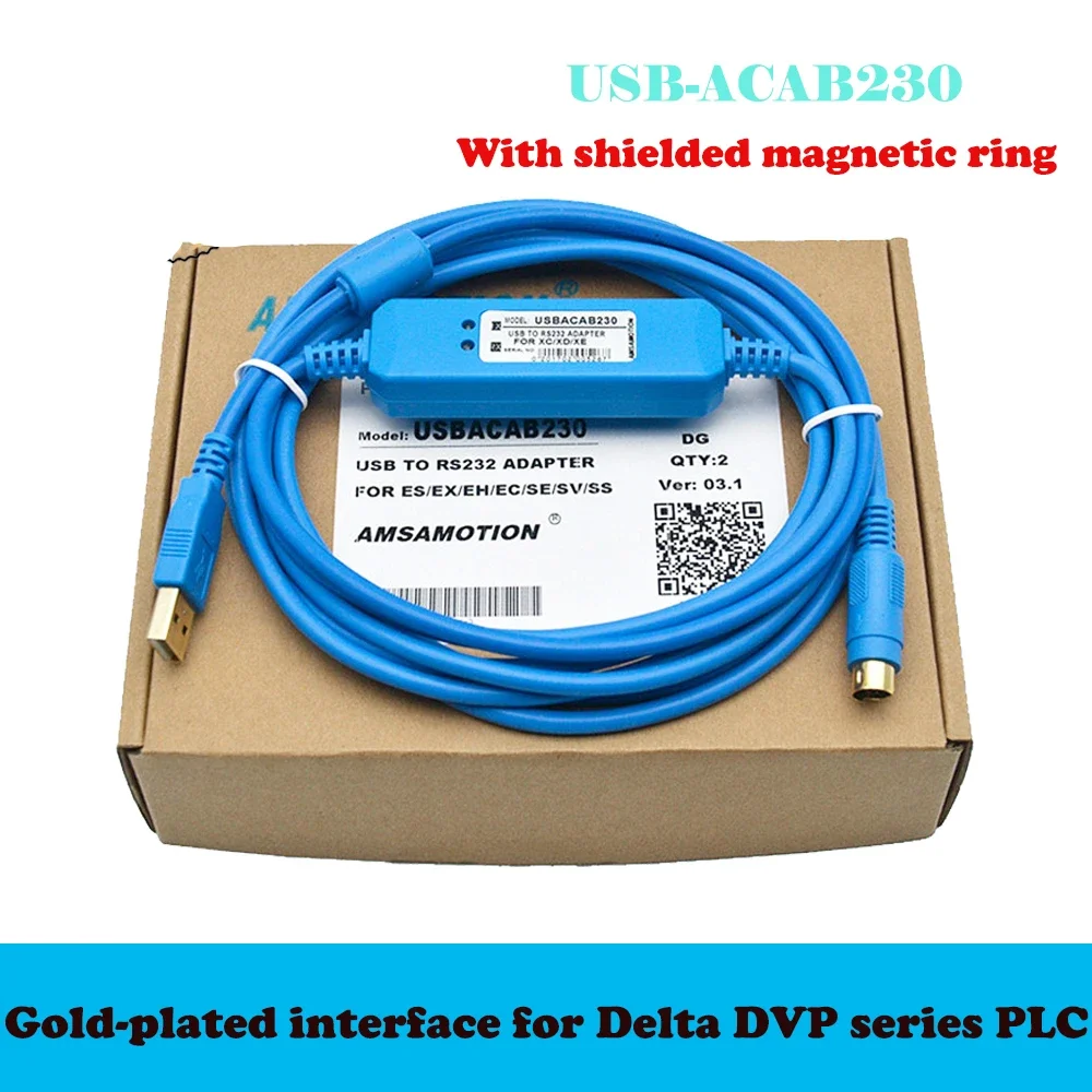 USB-ACAB230 адаптер для программирования ПЛК Delta