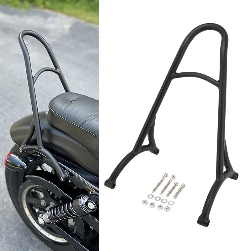 

Черная мотоциклетная короткая спинка для пассажиров, для Harley Sportster XL Iron Nightster 883 1200 2004-2023