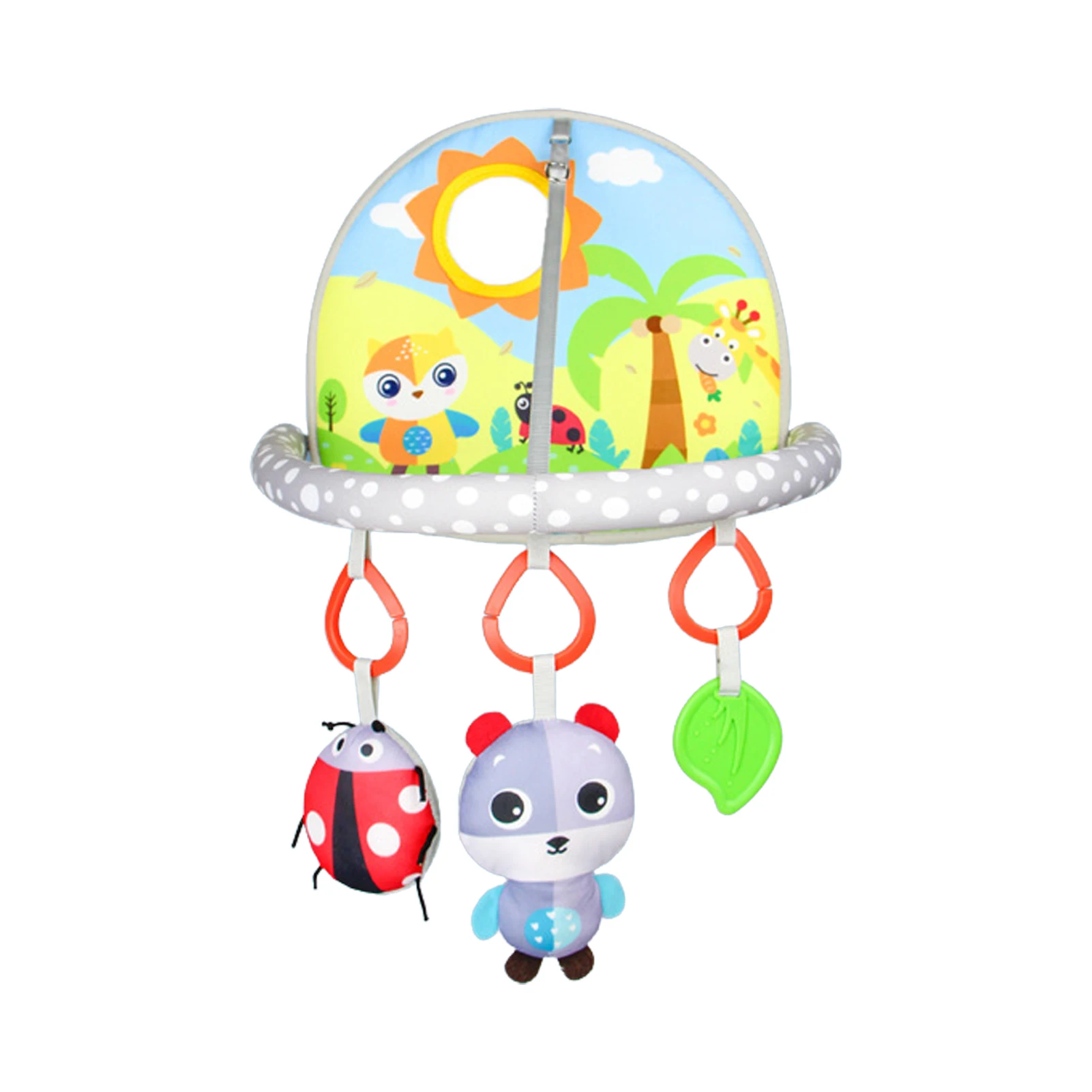 

Baby Play Mats For Infants Sensory Activity Gym Rack Toy For Infants Sit And Play Fitness Playmat With 3 Hangings Toys