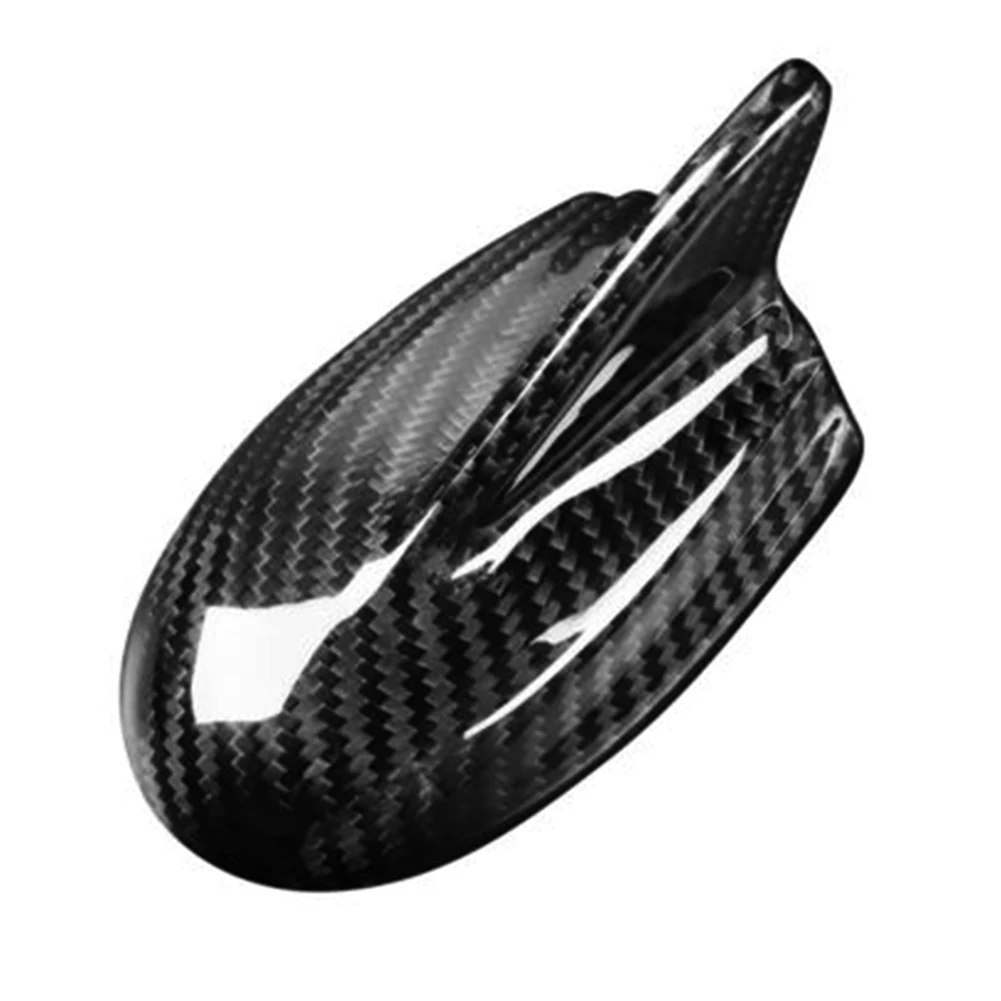 Автомобильная антенна с плавником акулы черная из углеродного волокна для Dodge