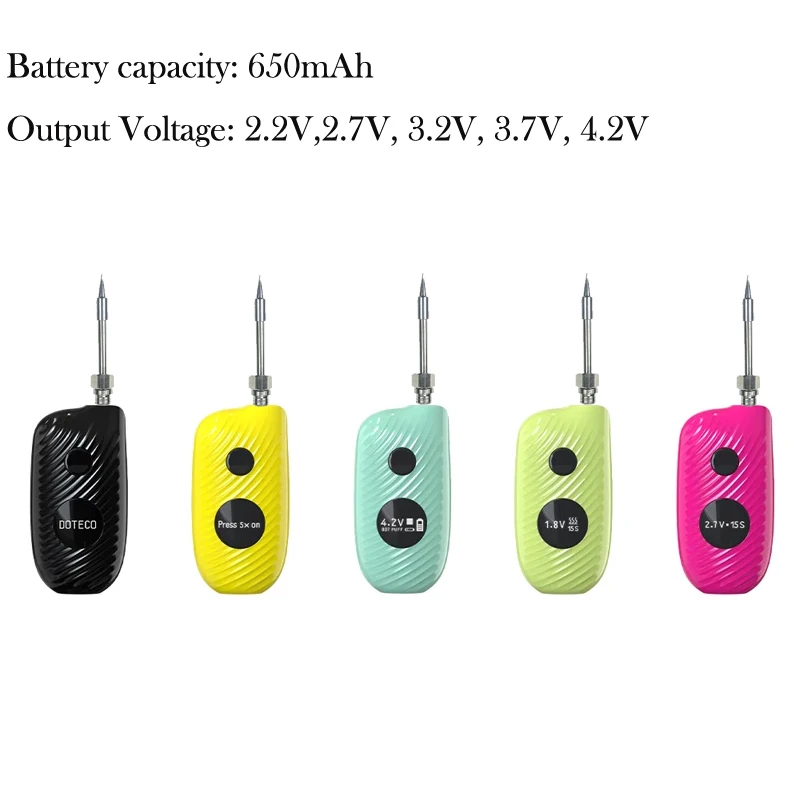 1-5 шт. электронный паяльник DOTECO Mini S Pro 510 650 мАч 18 Вт