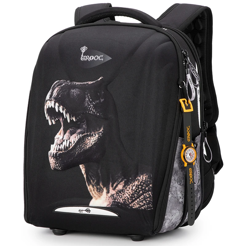 

New 4pcs Set 3D Orthopedic Backpack for School Top Quality Boy Dinosaur Bag Primary Grade 1-3 Student Bookbag Mochila Masculina