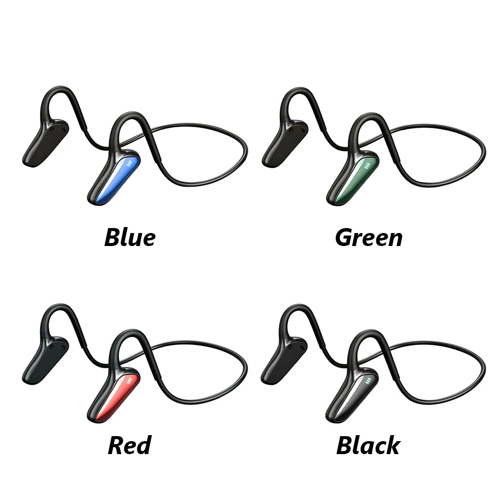 

New Conductive Headset Bluetooth Open Ear Headphones Sweatproof Sports Headset For Running Cycling Hiking Gym Climbing Driving