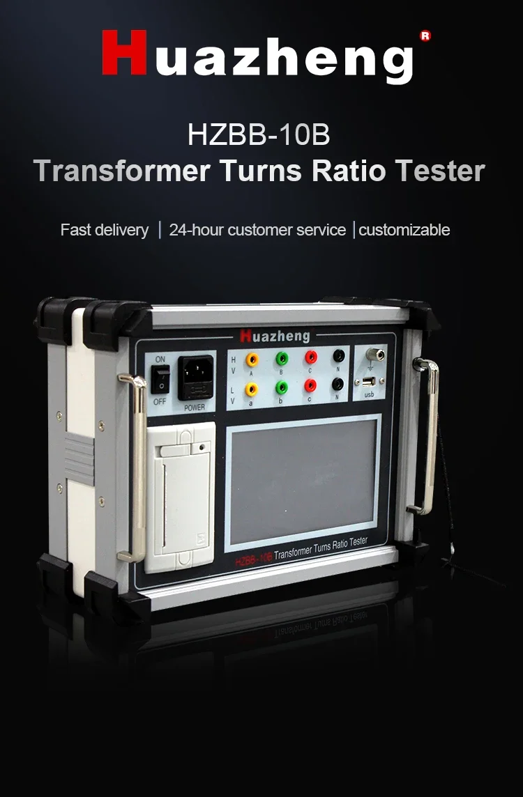 Huazheng портативный высоковольтный трехфазный измеритель TTR 3-фазный тестер