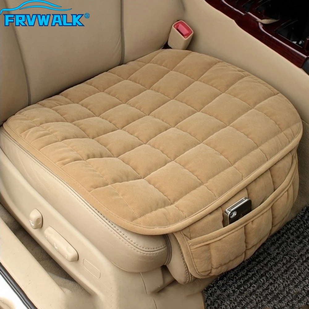 

Car Seat Cover Universal Winter Warm Cushion Anti-slip Front Chair Seat Breathable Pad Car Seat Protector Seat Cover Accessories