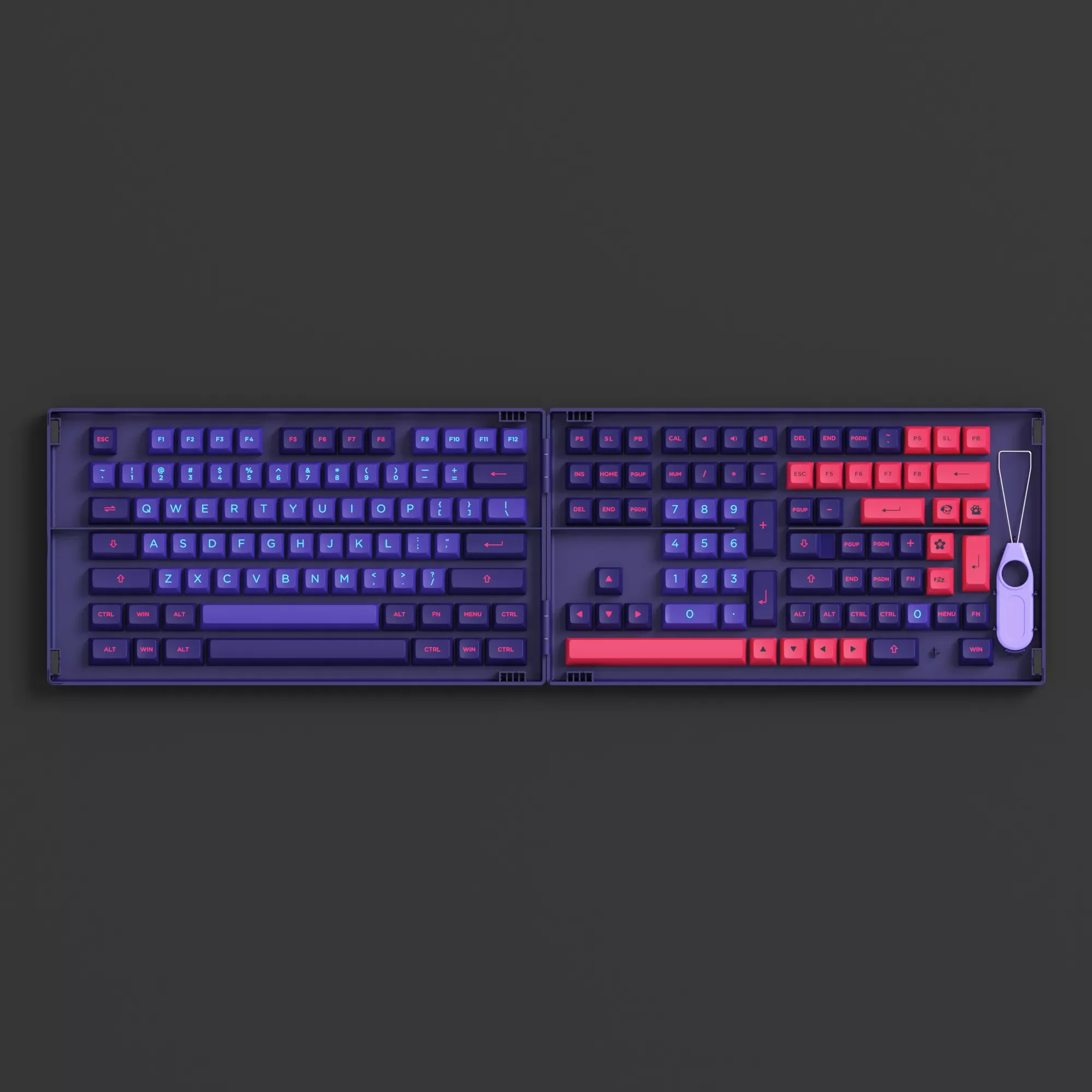 

New Keycaps Set Cherry/ASA Profile Double-shot PBT 108 Full Keycaps Set, With 49 Extra Novelty Keycaps