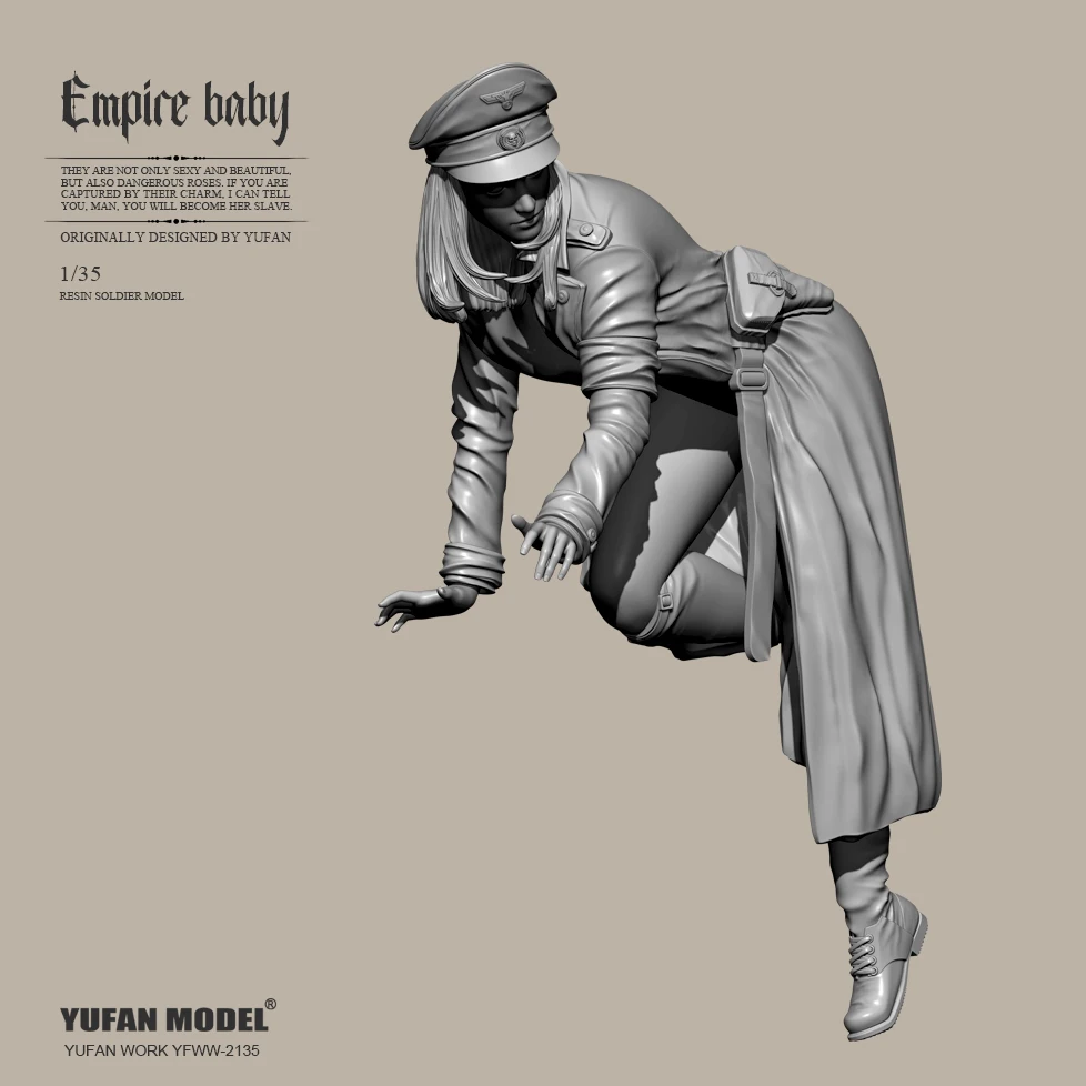 

YUFAN MODEL1/35, наборы моделей из смолы, красота, бесцветная и самособранная искусственная кожа