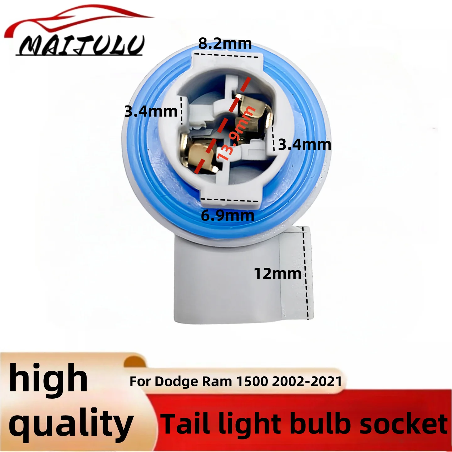 

Розетка для освещения номерного знака для Dodge Ram 1500 2011-2018 для Ram 3500 2011-2018 для Jeep Liberty 2002-2012, розетка для лампы