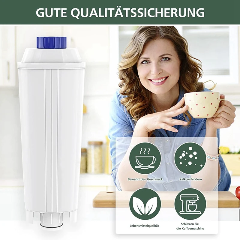 6-паковочный фильтр для кофемашины Delonghi Dlsc002 Фильтр Ecam Esam Etam Bco Ec с смягчателем