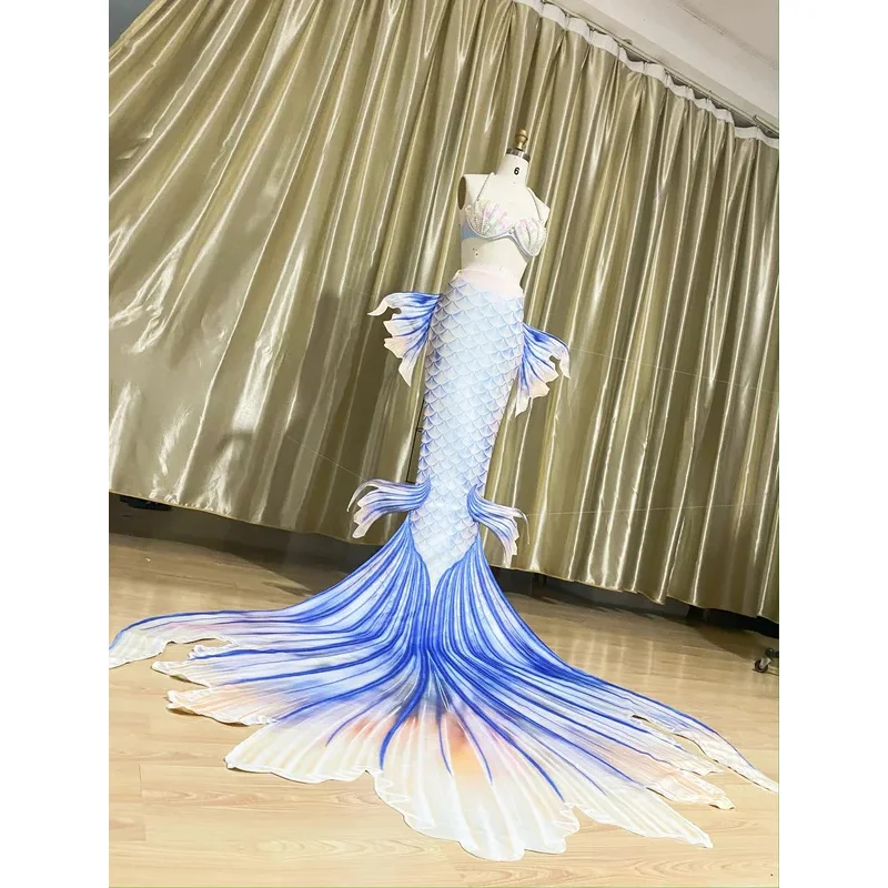 Оригинальный купальник рыба с большим хвостом 2 предмета