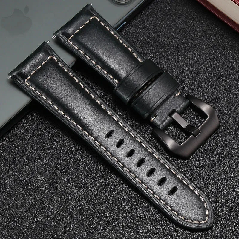 

Ремешок из натуральной кожи для Suunto 9 Baro D5 7, сменный мужской браслет для наручных часов t, деловой личный мужской браслет suunto9