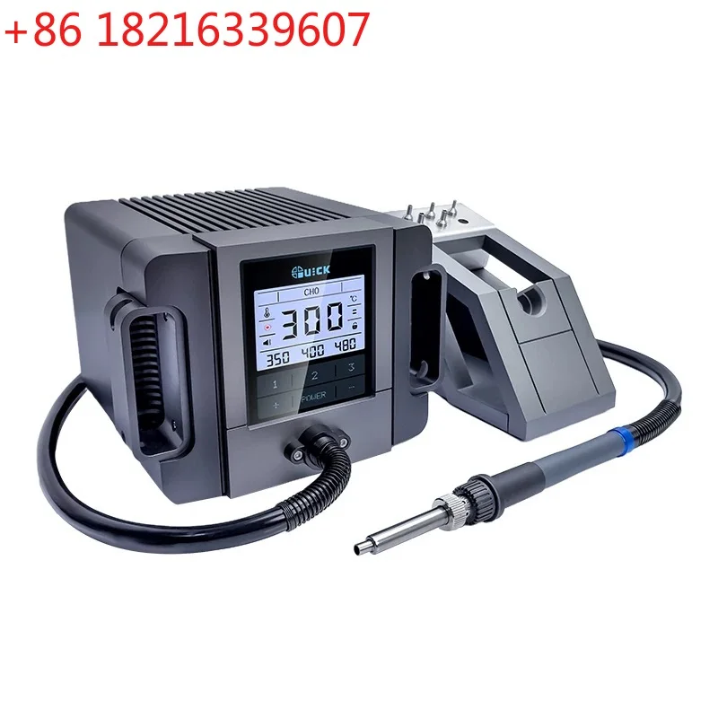 Фото Паяльная станция YAO Quick TR1100 Touch Dormancy 200W с термофеном для SMD-пайки и ремонта миниатюрных печатных плат телефонов №4