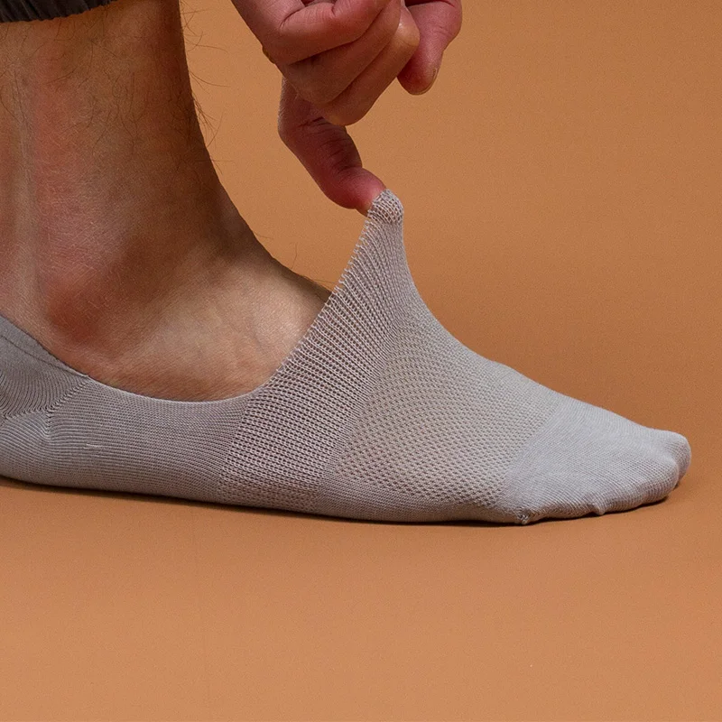 5 pairs of new men's deodorant socks pure cotton Harajuku skateboard socks breathable men's gifts invisible boat socks in summer