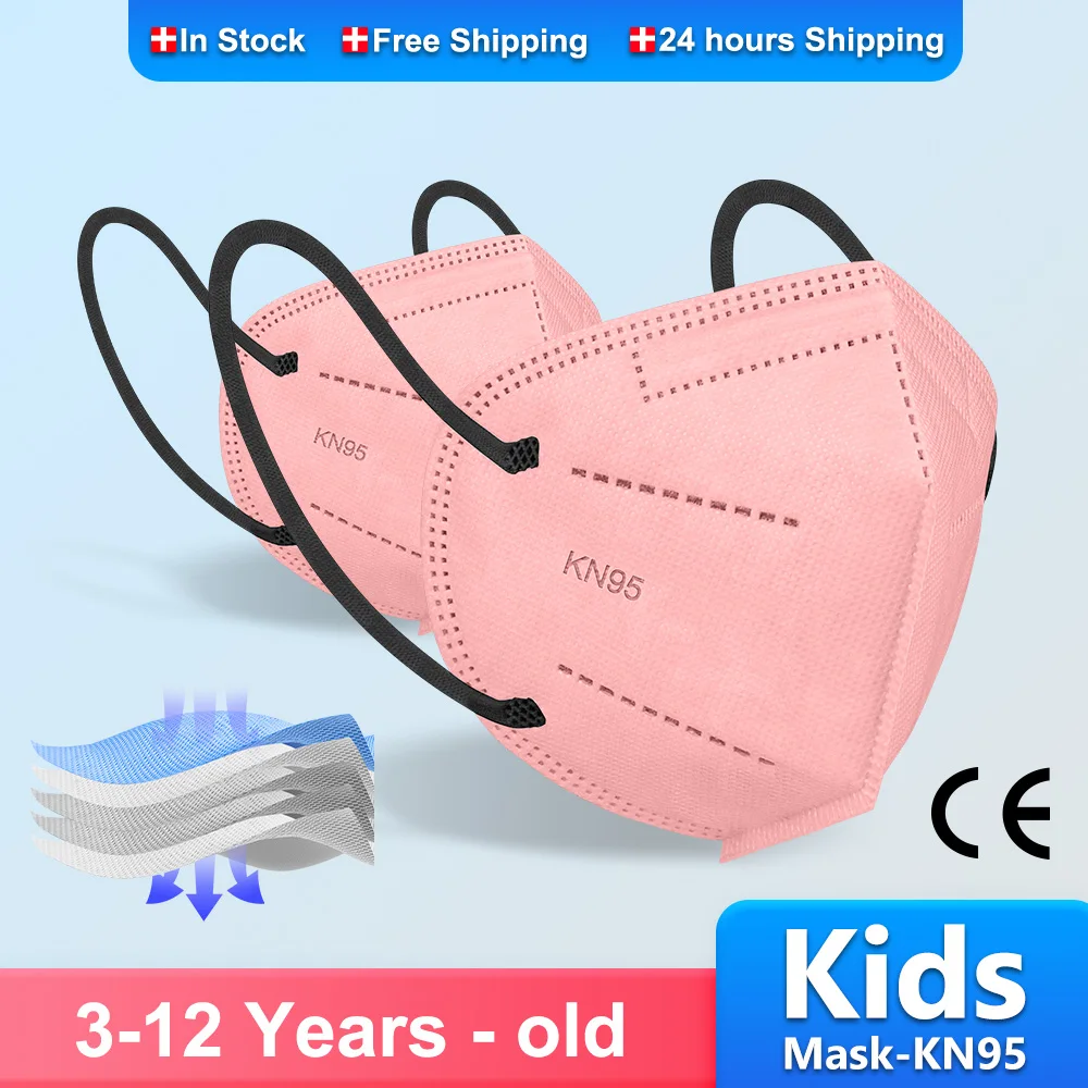 Испанские маскарадные Детские маски FPP2 двухслойные KN95 Morandi ffp2mask для детей -