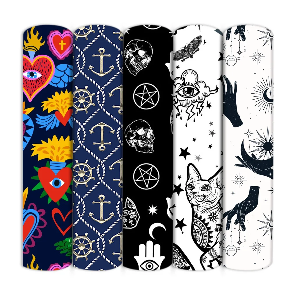 Hands Cats MoonPolyester Cotton/4 way Stretch Knit Fabric Patchwork Sewing Kid Home Textile Cloth Quilting Dress Curtai 1Yc17003 |