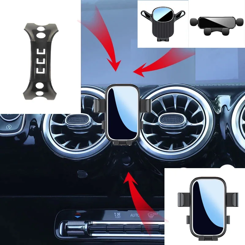 Автомобильный держатель телефона для Mercedes Benz A200 180 W177 AMG 2020-2024 CLA X118 фиксированный