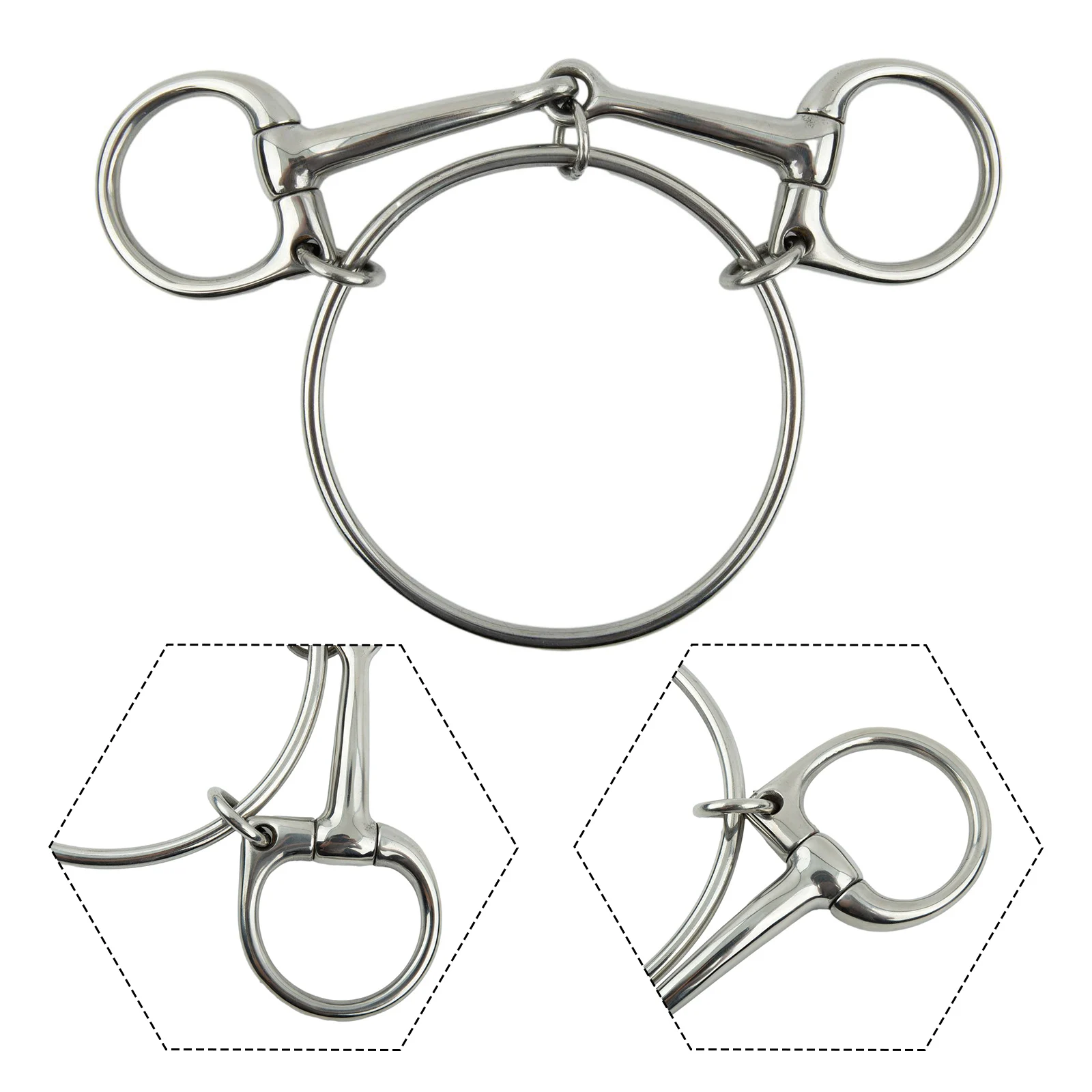 Седла для лошади биты из нержавеющей стали аксессуары длина 12 5 см полированные