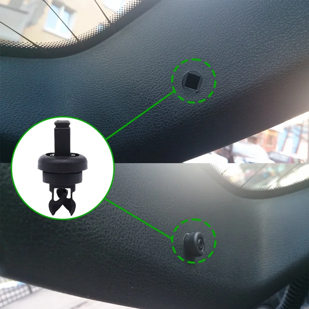 

2 шт. для Nissan Qashqai, Dualis J10, J11, Note E11, изгой, Спортивная деталь, вешалка для шнура, зажимы, булавки для кронштейна 79916JD00A, черный