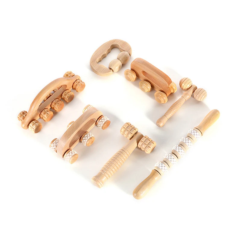

Wooden Massage Roller Portable Massage Tools For Face Neck Muscle Relax Head Foot Massager Stick Body Relaxation Beauty Health