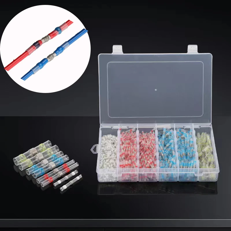 

Box-Packed Thermal Shrinkage Electrical Car Wire Connector Solder Extrusion Terminals Block Cable Termination Wireway Clamping