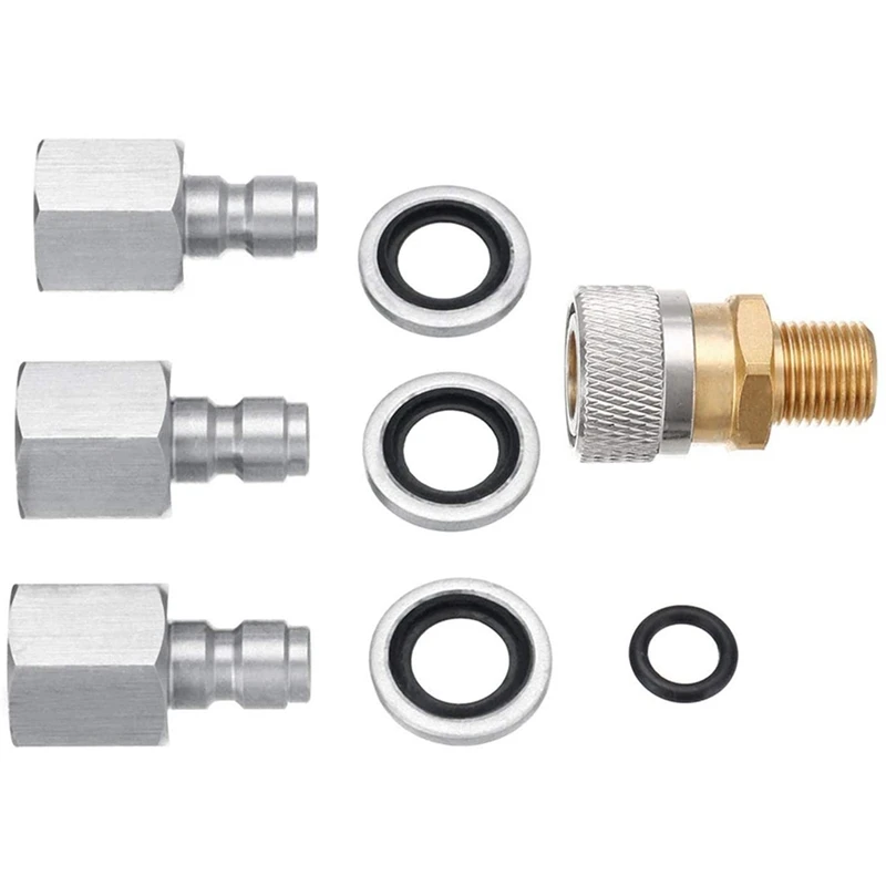 Быстросменные муфты BSP 1/8 комплект адаптеров для зарядки нержавеющая сталь PCP