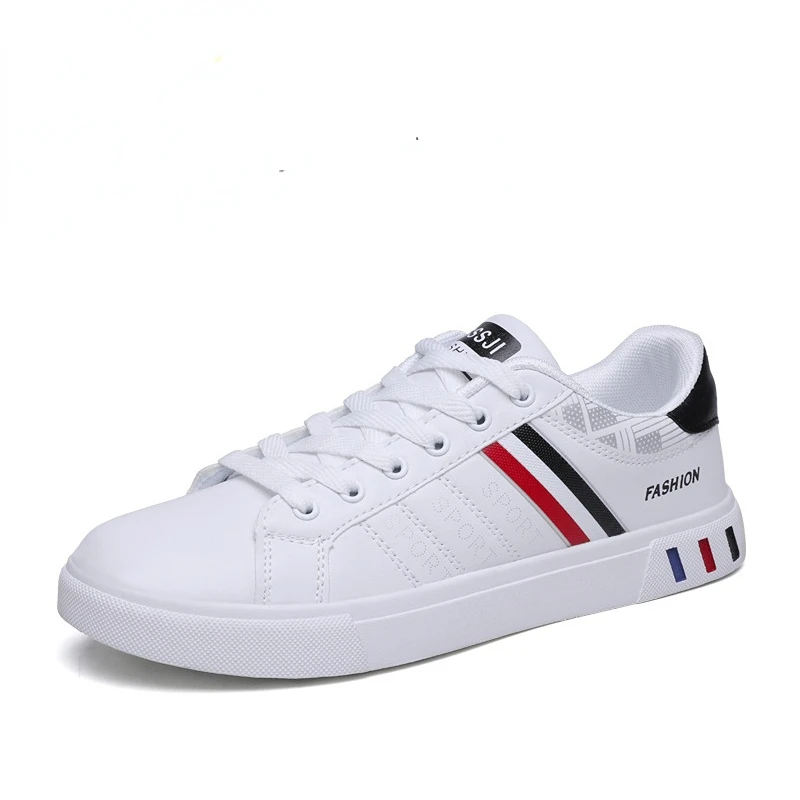 2022 Male Sneakers Men Casual Shoes Lightweight Breathable Men Shoes Flat Men Tenis Shoes White Business Travel Tênis Masculino