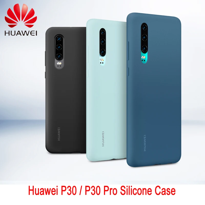 

Original Huawei P30 P30 Pro Case HUAWEI Official Liquid Silicone Protective Cover Microfiber Insided Huawei P 30 P 30Pro case