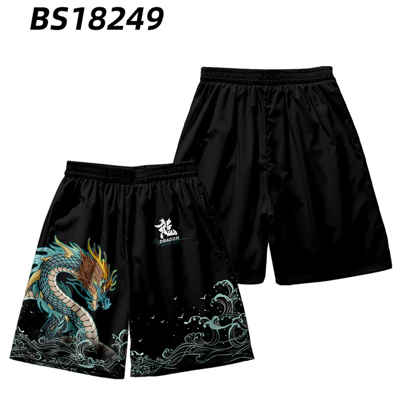 Костюм-кимоно в стиле Харадзюку для женщин и мужчин юката с принтом шорты